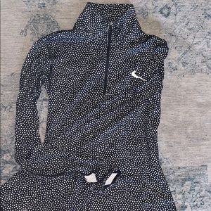 Polka Dot Nike Half Zip